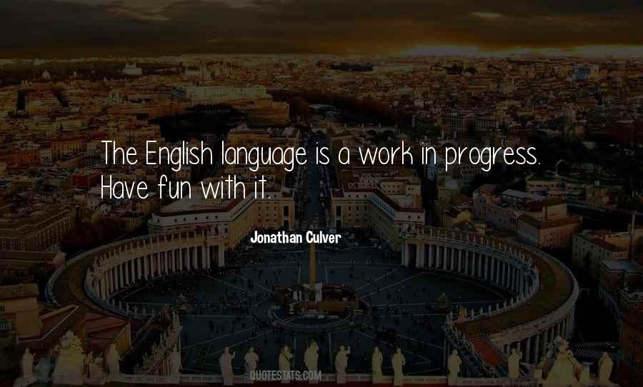 Quotes About English Language #1309884