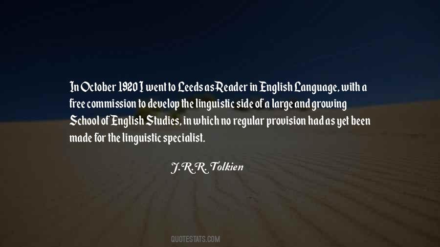 Quotes About English Language #1408582