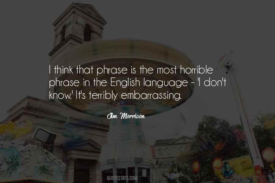 Quotes About English Language #1421576