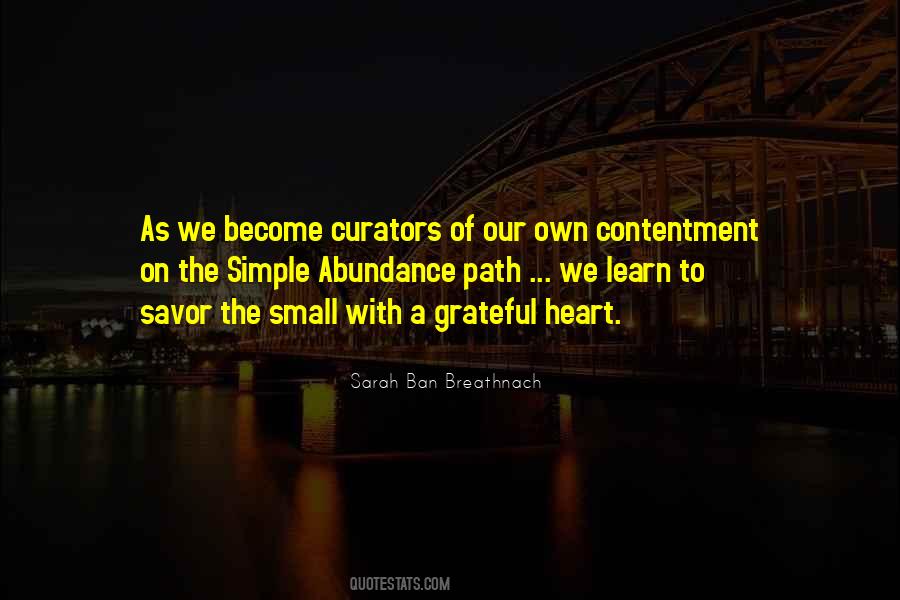 Quotes About Contentment #46016