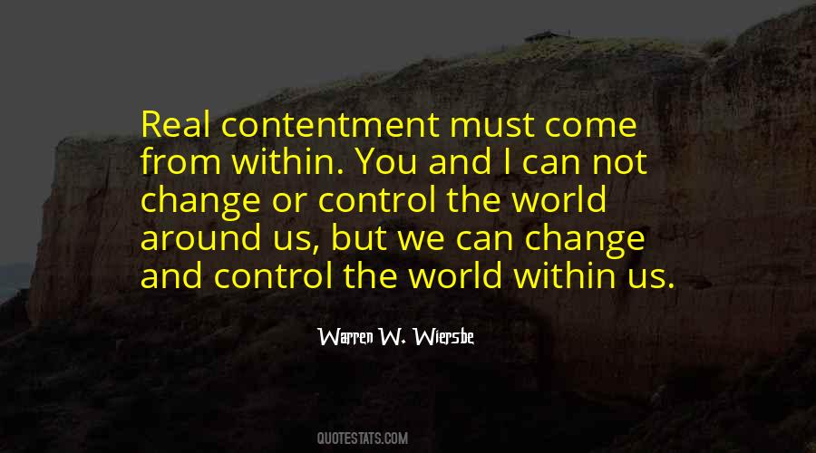 Quotes About Contentment #90684