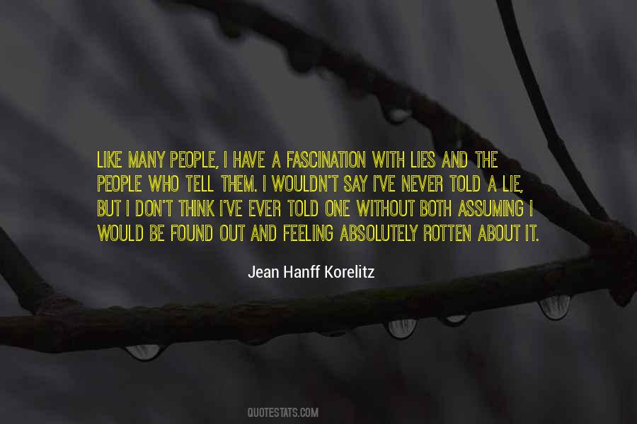 Hanff Korelitz Quotes #1398124