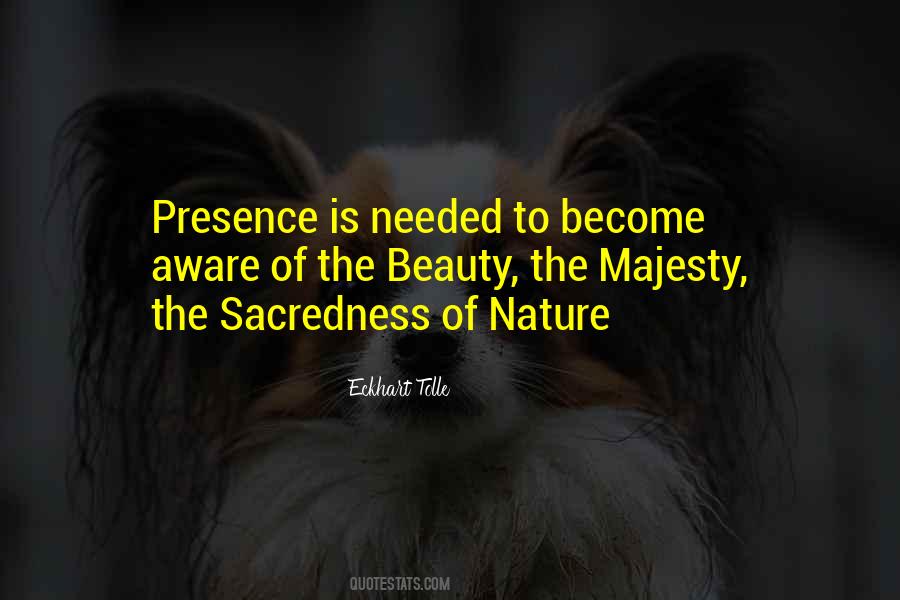 Majesty Of Nature Quotes #1376636
