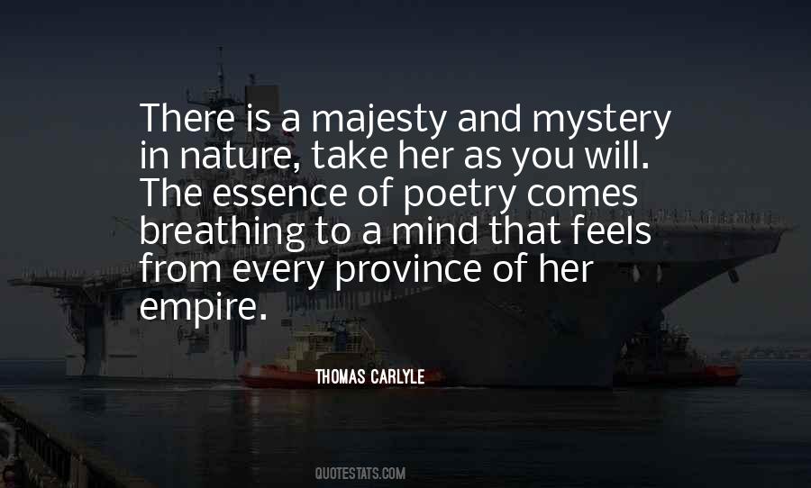 Majesty Of Nature Quotes #1527411