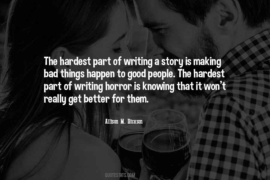 Horror Story Quotes #1257718
