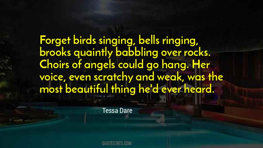 Quotes About Singing Birds #1131472