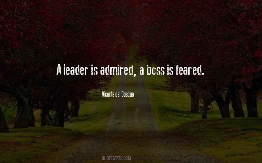 Quotes About Boss Vs Leader #1593063