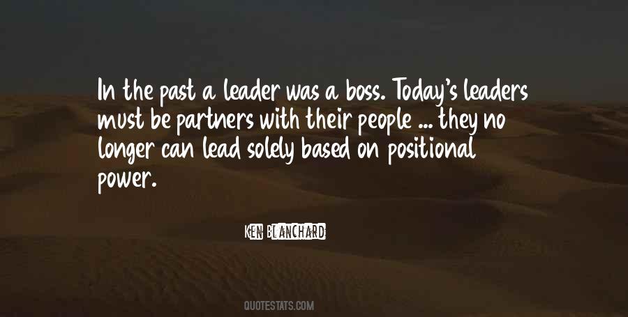 Quotes About Boss Vs Leader #666531