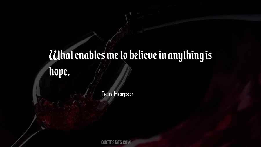 Believe Hope Quotes #142109