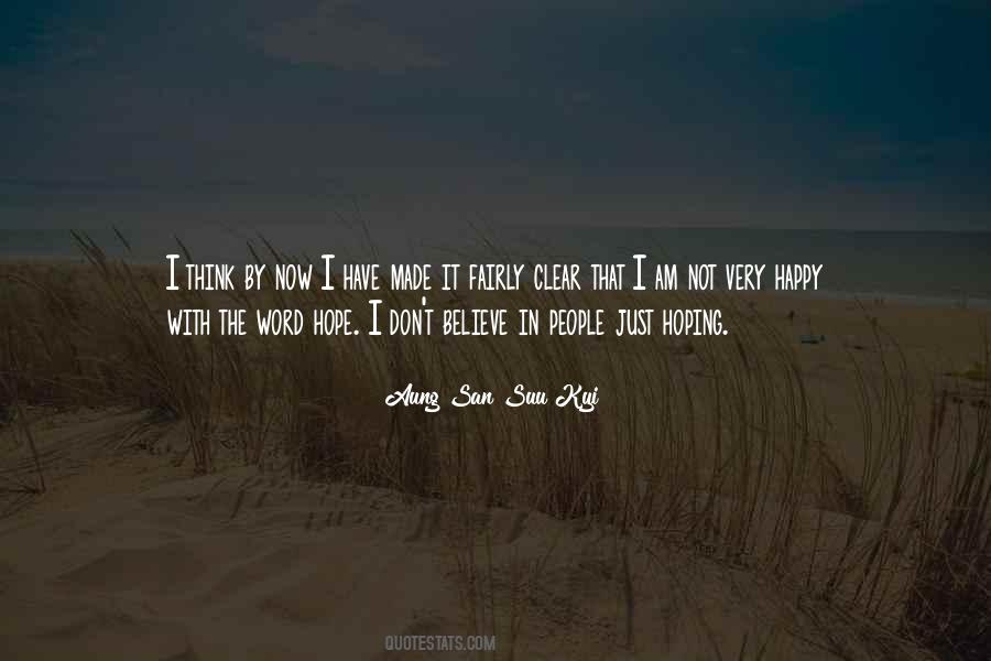 Believe Hope Quotes #309597