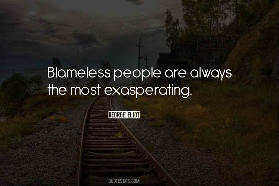 Blameless People Quotes #1056889