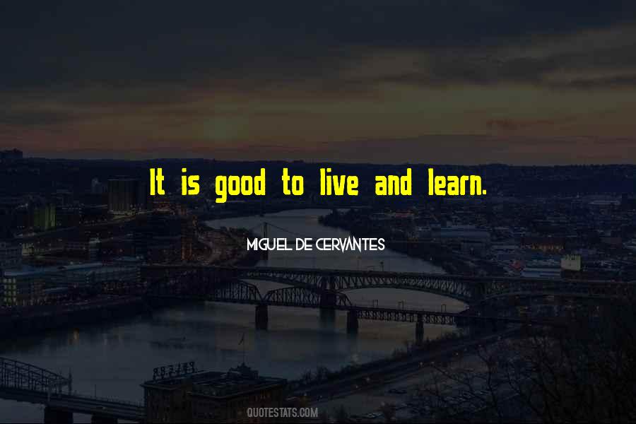 Quotes About Live And Learn #1677995