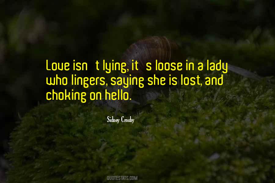 Quotes About Choking #536846