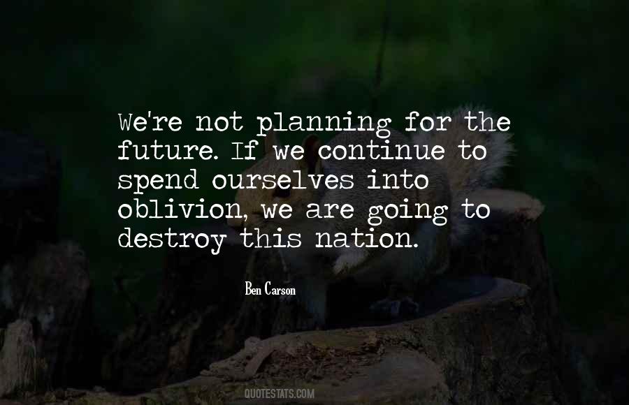 Quotes About Planning The Future #987604