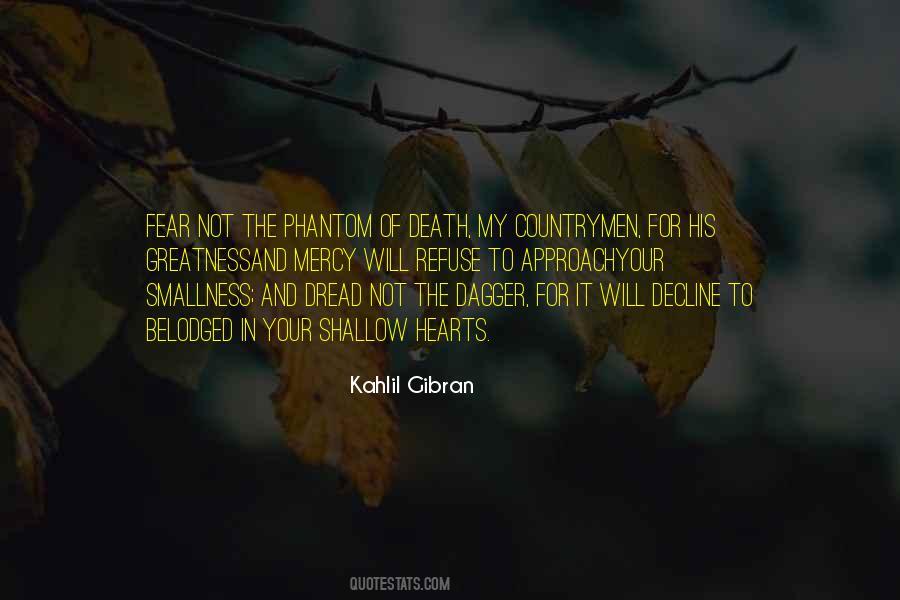 Quotes About Not Fear Of Death #1004660