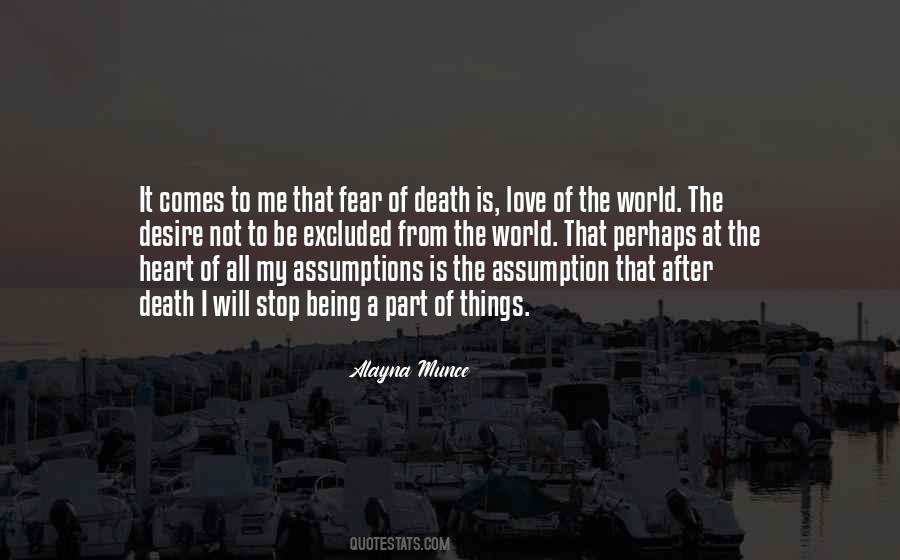 Quotes About Not Fear Of Death #723203