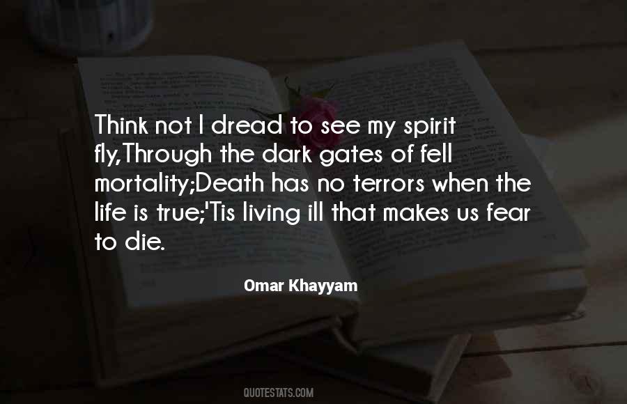 Quotes About Not Fear Of Death #909061