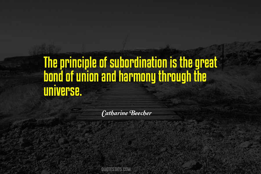 Quotes About Subordination #1222932