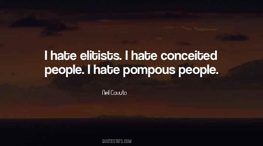 Quotes About Pompous People #675595