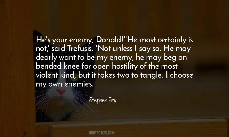 Not Your Enemy Quotes #615698