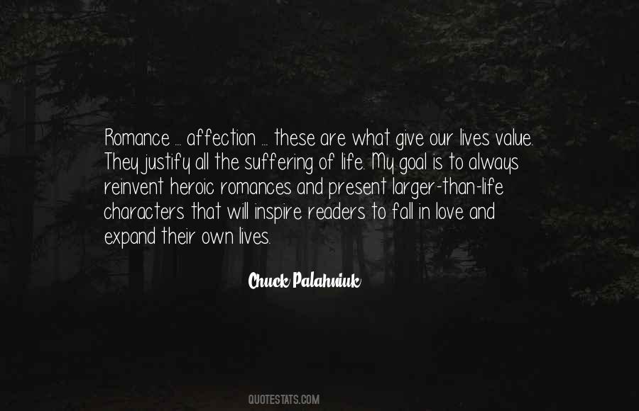 Quotes About Love Chuck Palahniuk #1437662