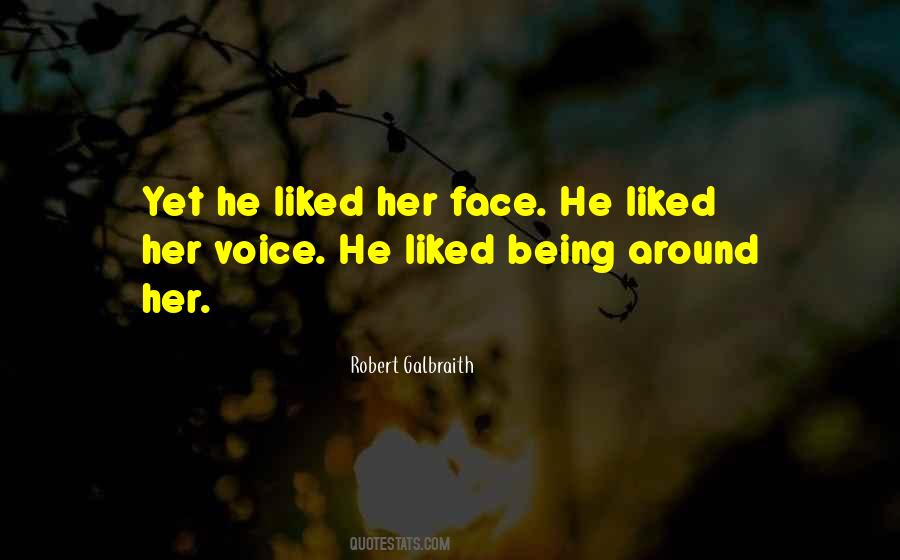 Quotes About Her Voice #1228503