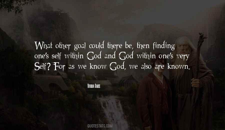 Know God Quotes #1327516