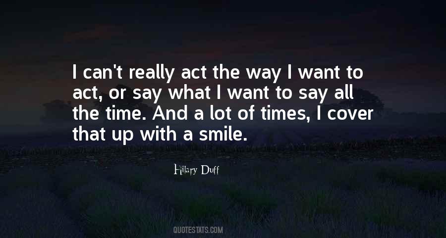 Quotes About What A Smile Can Hide #1405218