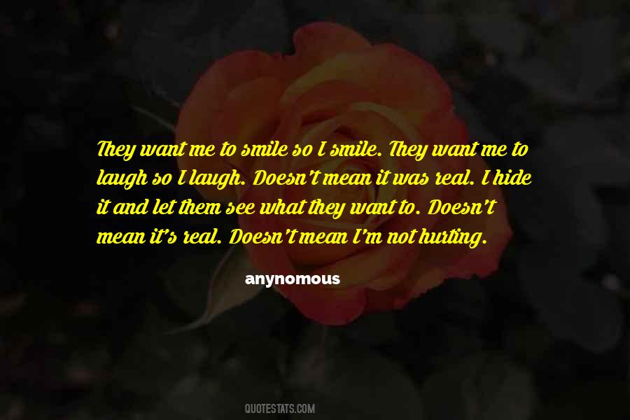 Quotes About What A Smile Can Hide #297793