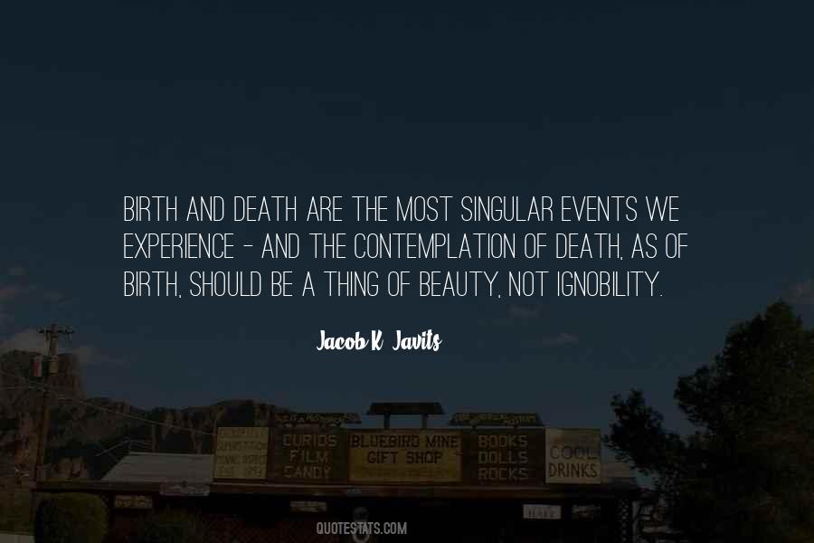 Beauty Of Death Quotes #226394