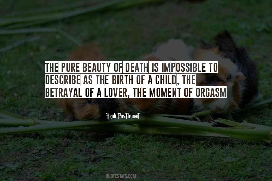 Beauty Of Death Quotes #386348