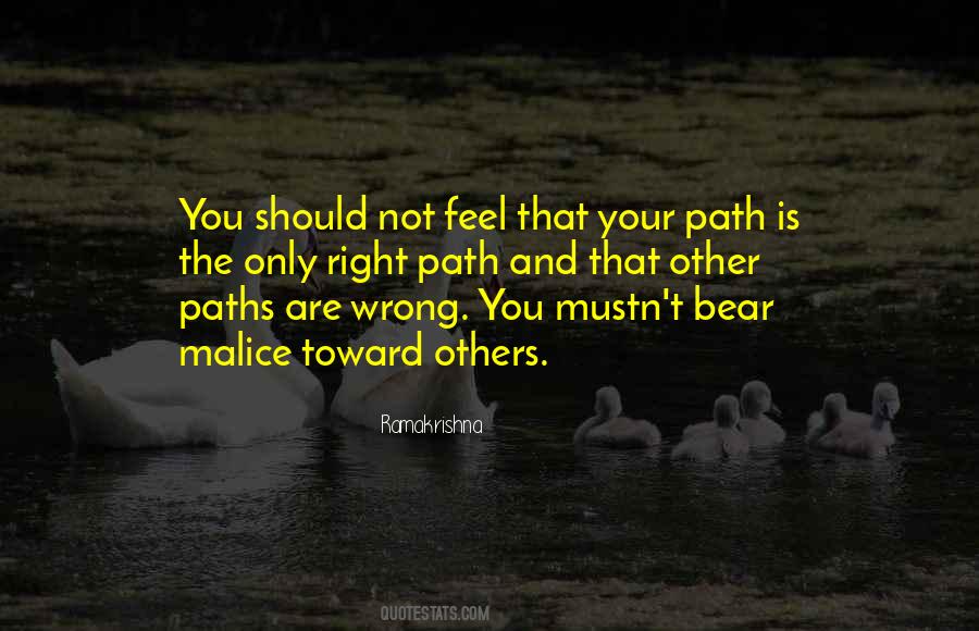 Quotes About Right Path #1781920