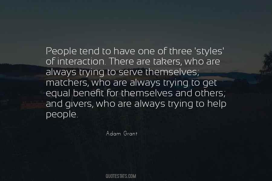Quotes About Takers And Givers #353953