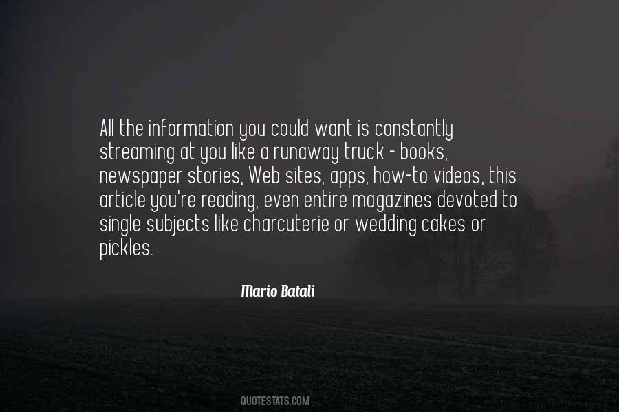 Quotes About Streaming #1332262