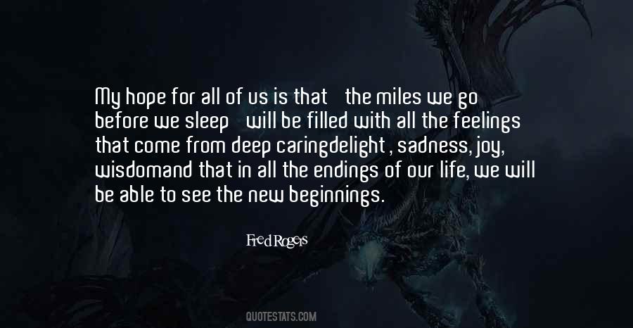 Quotes About New Beginnings And Endings #137093