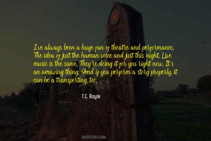 Quotes About Live Theatre #1128352