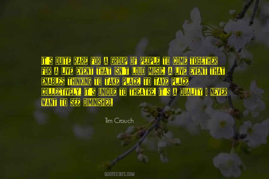 Quotes About Live Theatre #1354152
