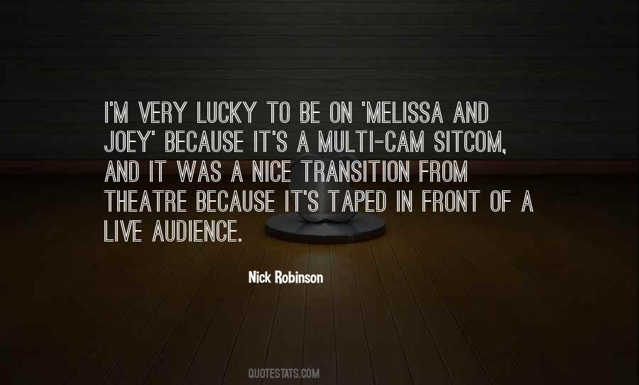 Quotes About Live Theatre #1553189