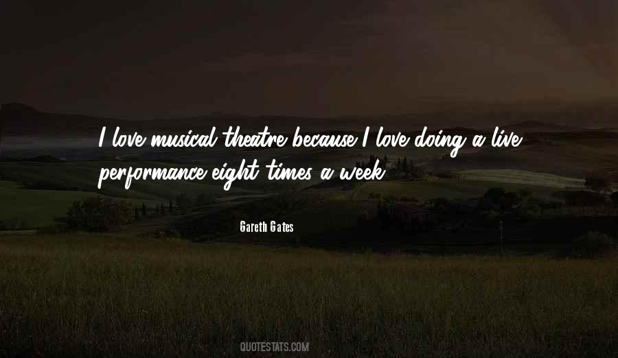 Quotes About Live Theatre #1651667