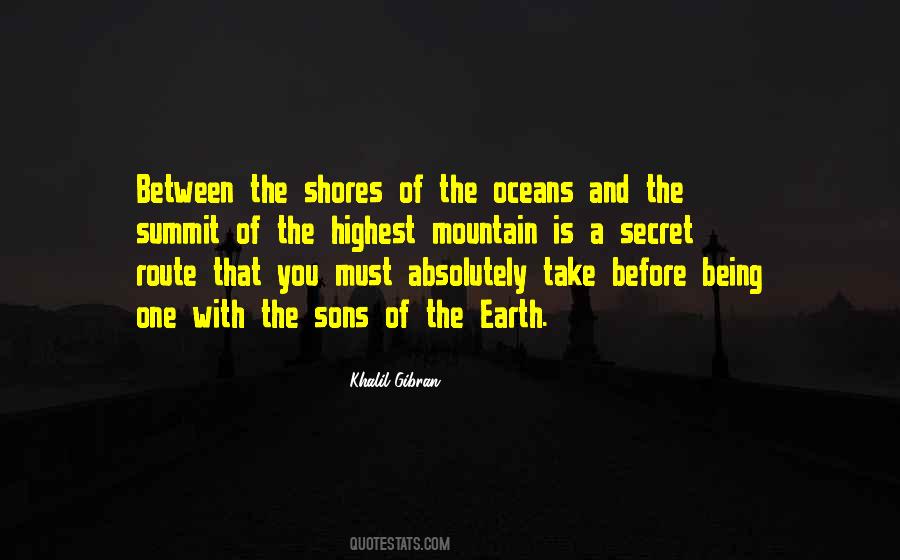 Quotes About Earth And Ocean #131925