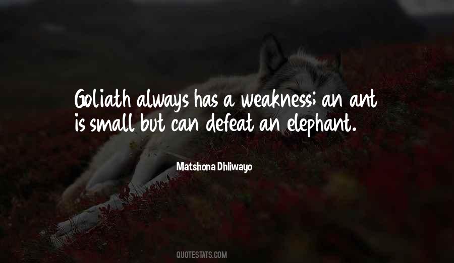 Quotes About Goliath #1515608