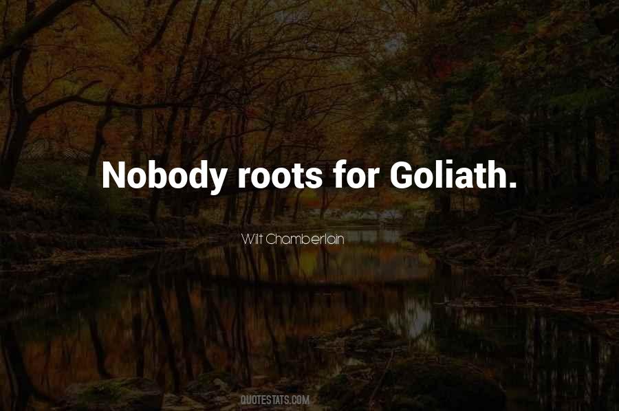 Quotes About Goliath #1611884