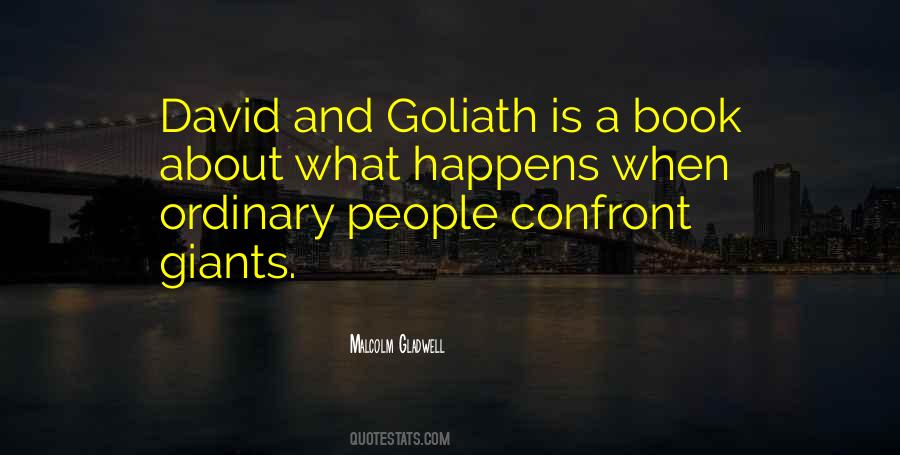 Quotes About Goliath #228961