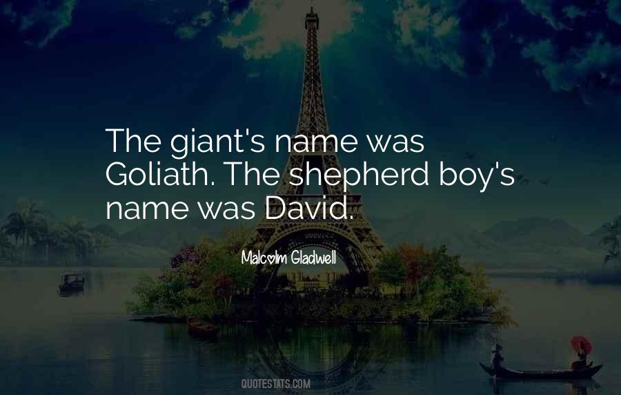 Quotes About Goliath #880098