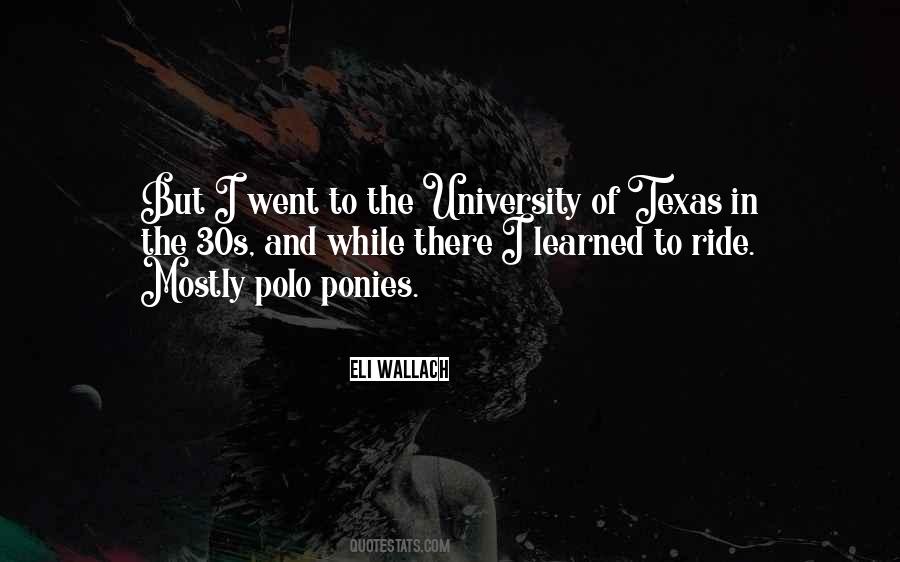 Quotes About Polo Ponies #1512904