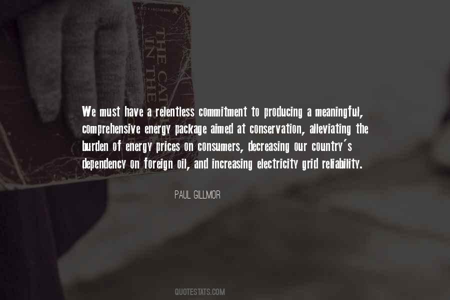 Oil Dependency Quotes #367797