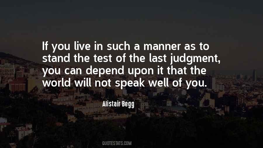 Stand The Test Quotes #1047265