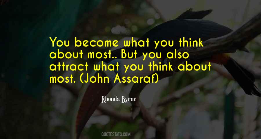 You Attract What You Think Quotes #1351707