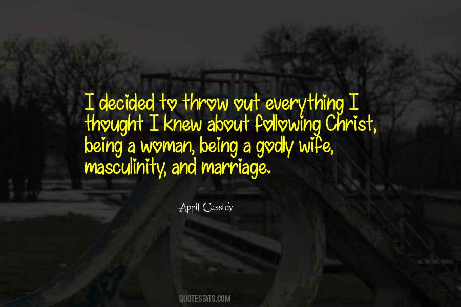 Quotes About Being A Godly Wife #305927