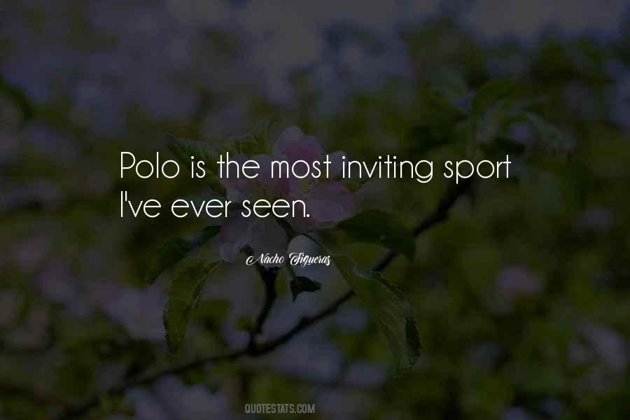 Quotes About Polo #554888